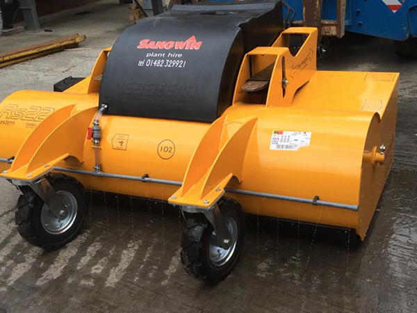 Sangwin Plant Hire Add New Sweeper Attachment to Fleet